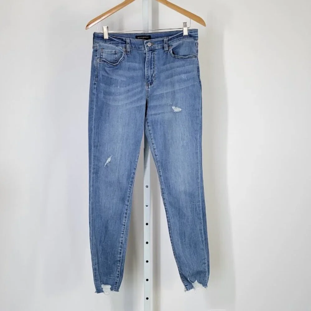 BANANA REPUBLIC skinny fit distressed denim Sz 29/8 - Picture 1 of 8